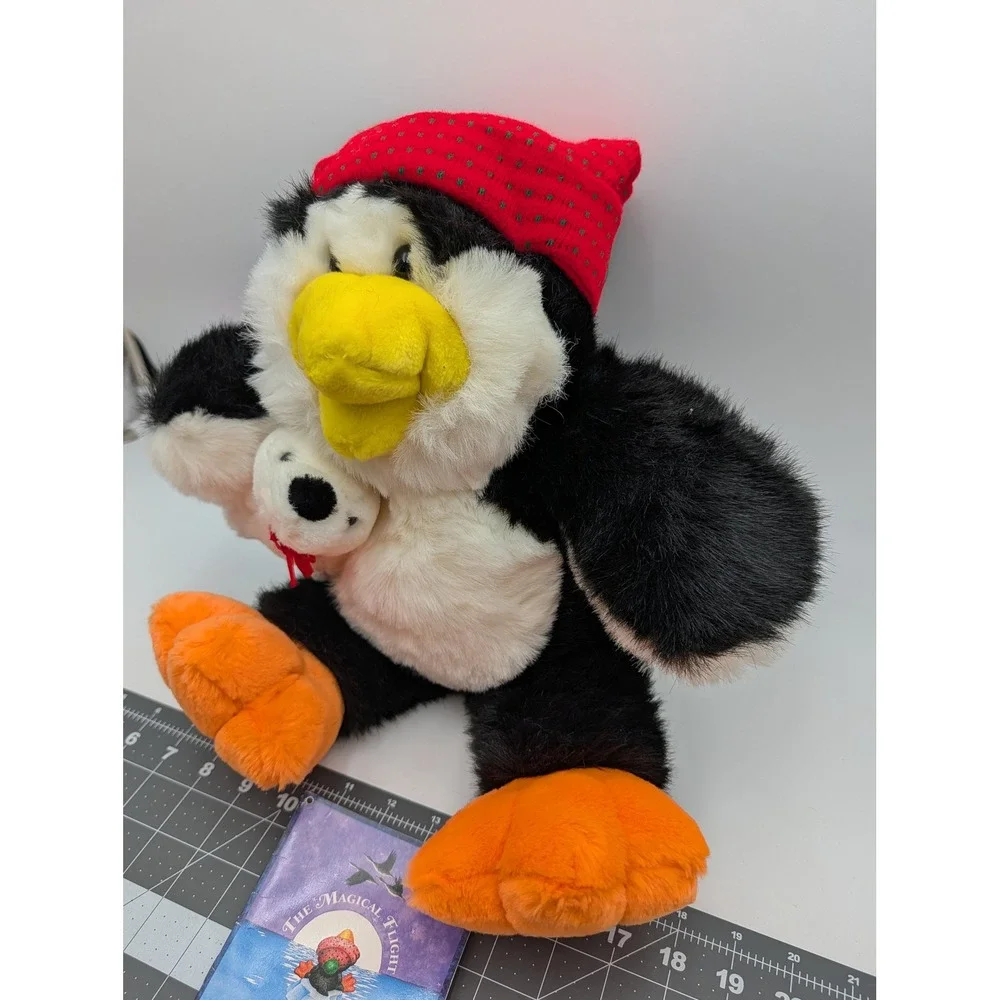 Commonwealth Waddles Penguin Shivers Seal Plush Black White Book 1993
